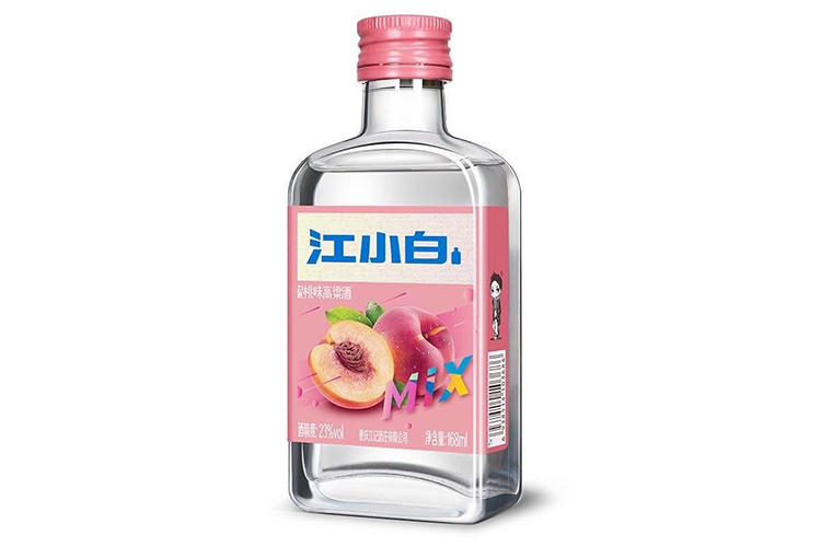 JIANG XIAO BAI PEACH FLAVOR 23PERCENT 168ML